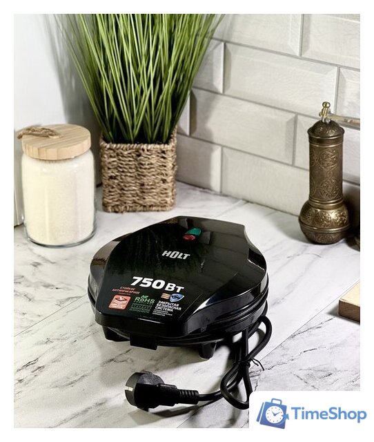 Вафельница Holt HT-WM-001 - Изображение №6 — Интернет-магазин Time-Shop