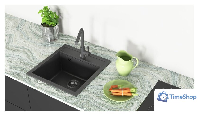 Кухонная мойка Aquasanita Tesa SQT100W (alumetallic 202) - Изображение №14 — Интернет-магазин Time-Shop