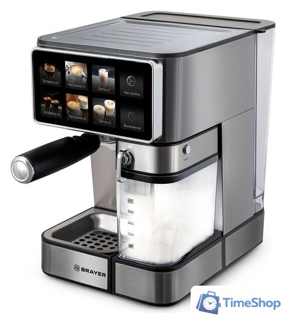 Рожковая кофеварка Brayer BR1149 - Изображение №1 — Интернет-магазин Time-Shop