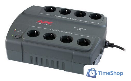 Источник бесперебойного питания APC Back-UPS ES 400VA (BE400-RS) - Изображение №1 — Интернет-магазин Time-Shop