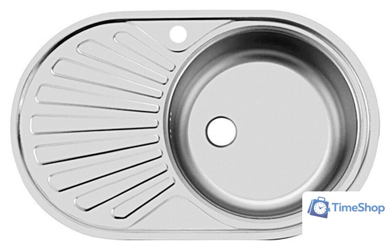 Кухонная мойка Ukinox FAD760.470-GT6K 1R (с сифоном) - Изображение №1 — Интернет-магазин Time-Shop