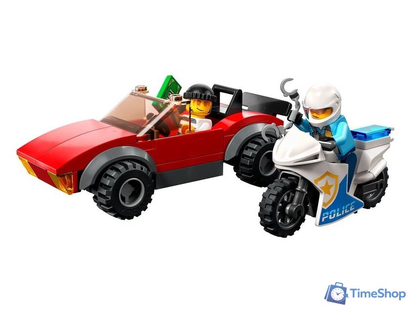 Конструктор LEGO City 60392 Полицейская погоня на байке - Изображение №2 — Интернет-магазин Time-Shop