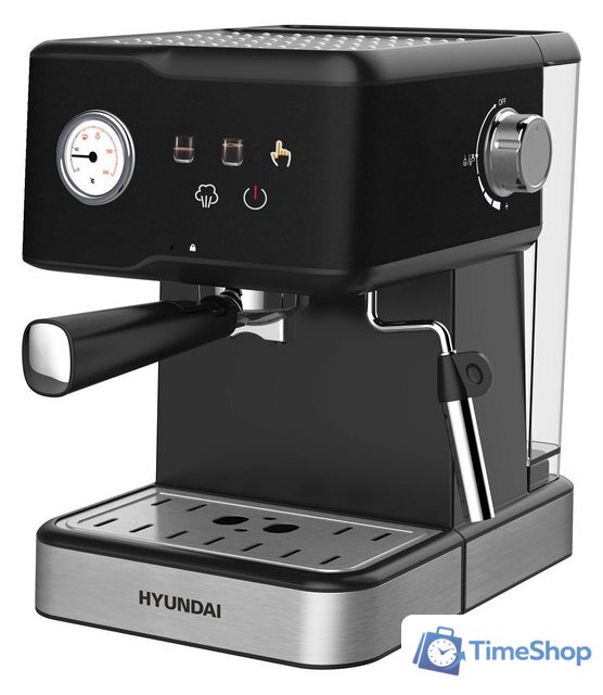 Рожковая кофеварка Hyundai HEM-4204 - Изображение №1 — Интернет-магазин Time-Shop