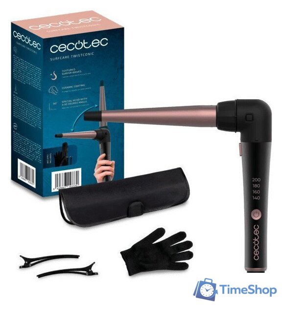 Конусная плойка Cecotec SurfCare TwistConic 100002 - Изображение №1 — Интернет-магазин Time-Shop