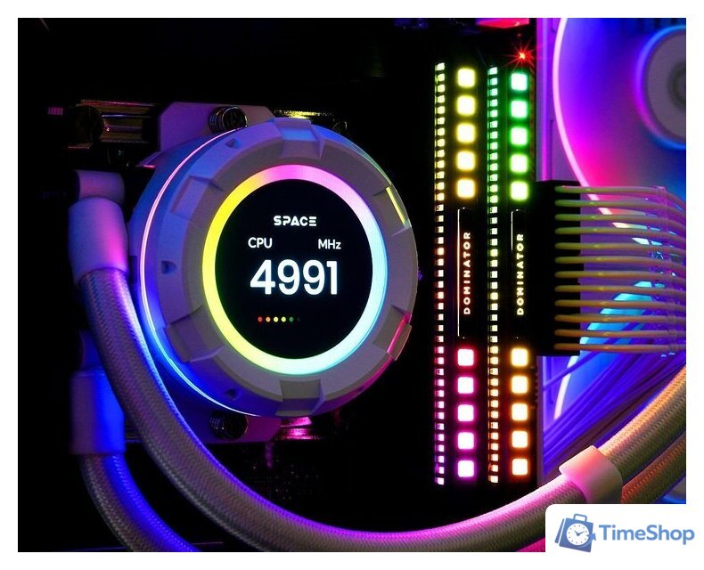 Система жидкостного охлаждения для процессора ID-Cooling SL360 White - Изображение №10 — Интернет-магазин Time-Shop