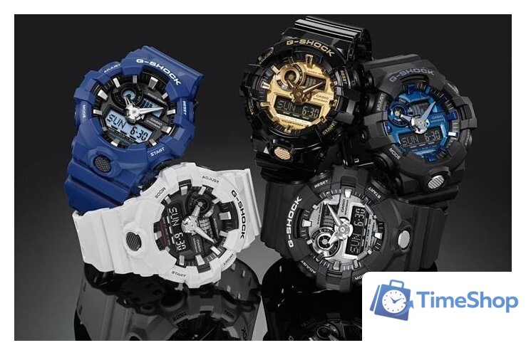 Наручные часы Casio G-Shock GA-710GB-1A - Изображение №13 — Интернет-магазин Time-Shop