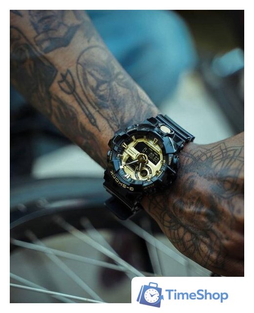Наручные часы Casio G-Shock GA-710GB-1A - Изображение №2 — Интернет-магазин Time-Shop