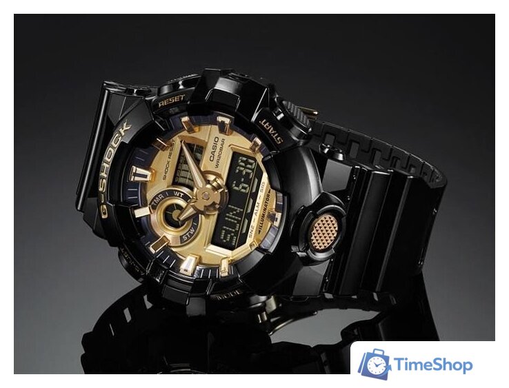 Наручные часы Casio G-Shock GA-710GB-1A - Изображение №11 — Интернет-магазин Time-Shop