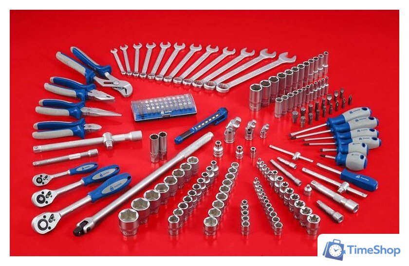 Универсальный набор инструментов Мастак 01-174C (174 предмета) - Изображение №4 — Интернет-магазин Time-Shop