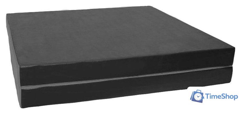 Cпортивный мат КМС №10 складной 100x150x10 (черный) - Изображение №2 — Интернет-магазин Time-Shop