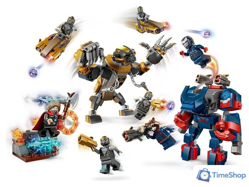 Конструктор LEGO Marvel 76322 Мстители: Финал Тор против Читаури - Изображение №3 — Интернет-магазин Time-Shop