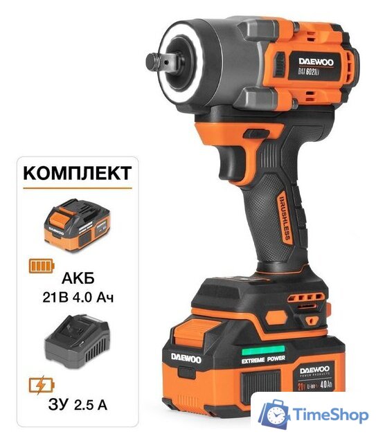 Гайковерт Daewoo Power DAX 6021Li Set (с 1-им АКБ, кейс) - Изображение №1 — Интернет-магазин Time-Shop