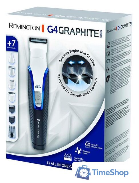 Универсальный триммер Remington Graphite PG4000 - Изображение №7 — Интернет-магазин Time-Shop