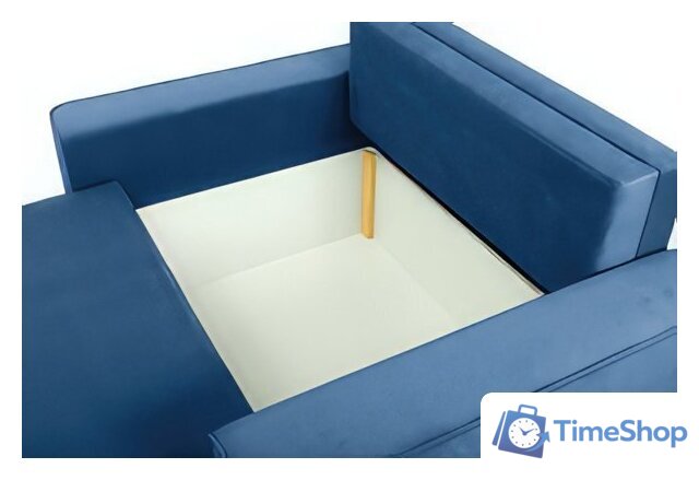 Диван Krones Клио (велюр, темно-синий) - Изображение №5 — Интернет-магазин Time-Shop