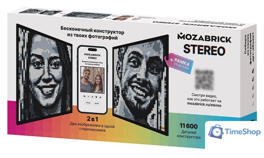 Фотоконструктор Mozabrick Фото-конструктор. Набор Stereo 60011 - Изображение №1 — Интернет-магазин Time-Shop