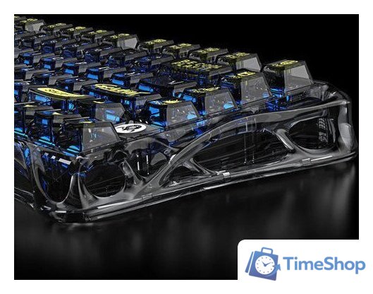 Клавиатура Gravastar Mercury K1 Lite Transparent Black (GravaStar x BSUN) - Изображение №5 — Интернет-магазин Time-Shop