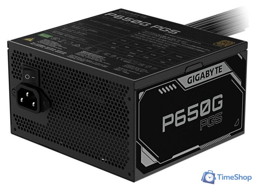 Блок питания Gigabyte P650G PCIE 5.1 - Изображение №3 — Интернет-магазин Time-Shop