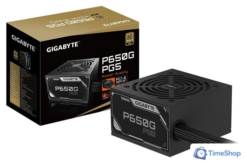 Блок питания Gigabyte P650G PCIE 5.1 - Изображение №6 — Интернет-магазин Time-Shop