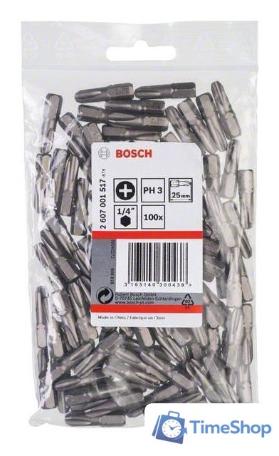 Набор бит Bosch 2607001517 (100 предметов) - Изображение №1 — Интернет-магазин Time-Shop
