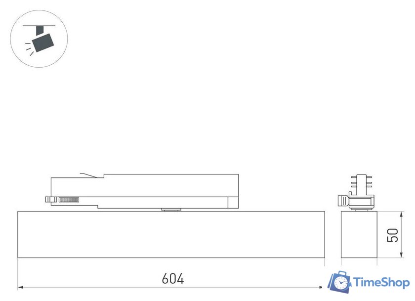 Трековый светильник Arlight Flat 033697(1) - Изображение №3 — Интернет-магазин Time-Shop