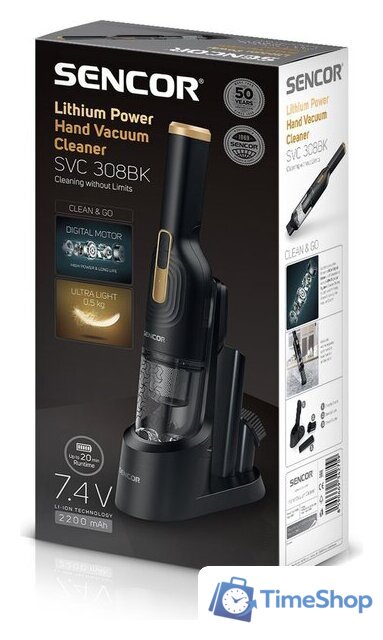 Пылесос Sencor SVC 308BK - Изображение №6 — Интернет-магазин Time-Shop