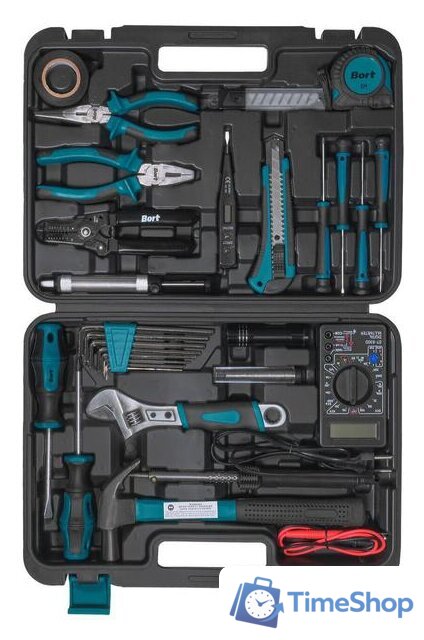 Электромонтажный набор Bort BTK-30E (30 предметов) - Изображение №1 — Интернет-магазин Time-Shop
