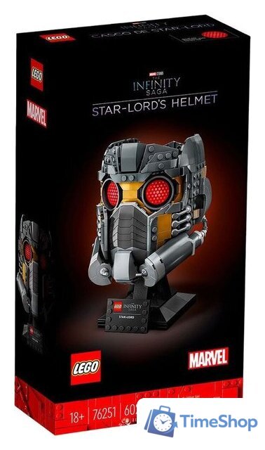 Конструктор LEGO Marvel 76251 Шлем Звездного Лорда - Изображение №1 — Интернет-магазин Time-Shop