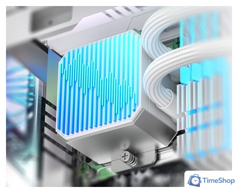 Система жидкостного охлаждения для процессора ID-Cooling DX240 Max White - Изображение №9 — Интернет-магазин Time-Shop