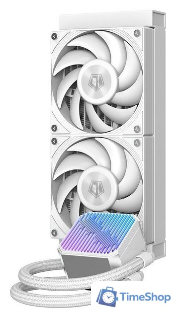 Система жидкостного охлаждения для процессора ID-Cooling DX240 Max White - Изображение №2 — Интернет-магазин Time-Shop