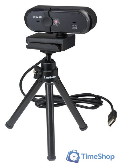 Веб-камера для стриминга ExeGate Stream C925 Wide FullHD T-Tripod - Изображение №3 — Интернет-магазин Time-Shop