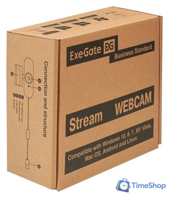 Веб-камера для стриминга ExeGate Stream C925 Wide FullHD T-Tripod - Изображение №5 — Интернет-магазин Time-Shop