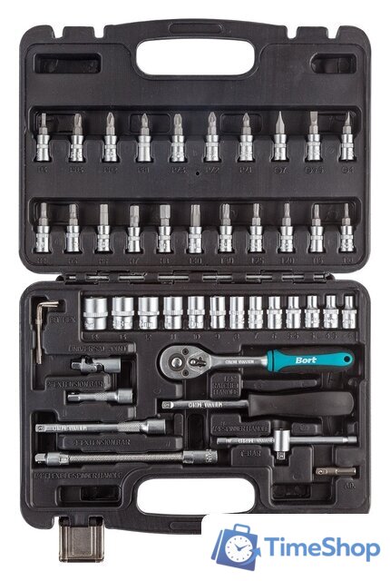 Универсальный набор инструментов Bort BTK-46 (46 предметов) - Изображение №2 — Интернет-магазин Time-Shop