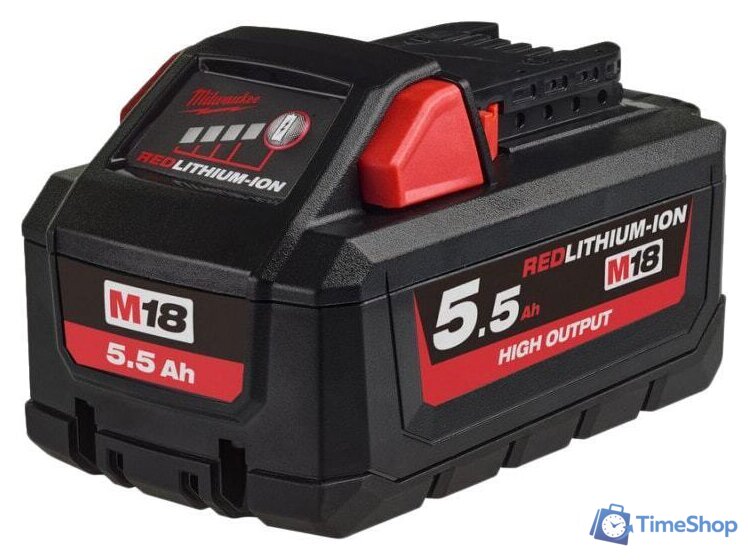 Аккумулятор с зарядным устройством Milwaukee M18 HNRG-552 (18В/5.5 Ah + 12-18В) - Изображение №2 — Интернет-магазин Time-Shop