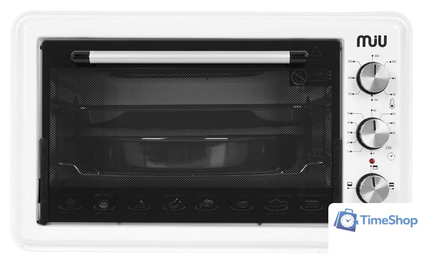 Мини-печь MIU MO-40002KW (белый) - Изображение №1 — Интернет-магазин Time-Shop