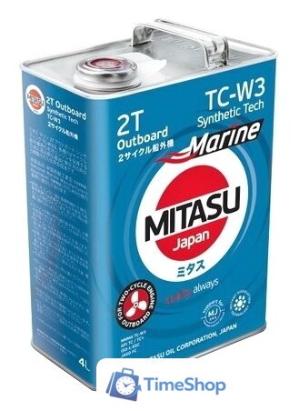 Моторное масло Mitasu MJ-923 TC-W3 4л - Изображение №1 — Интернет-магазин Time-Shop