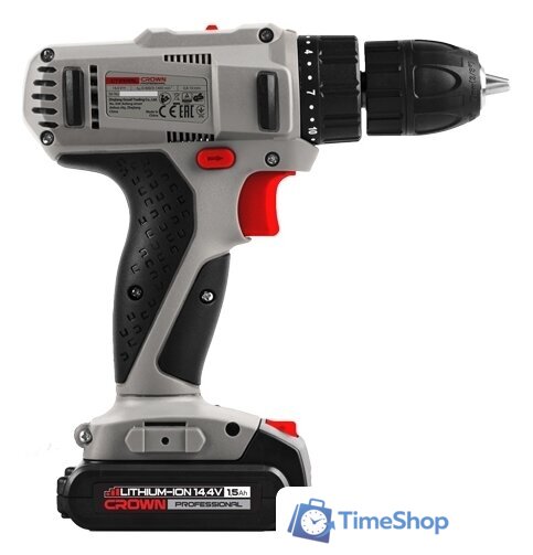 Дрель-шуруповерт Crown CT21055L-1.5 BMC (с 2-мя АКБ, кейс) - Изображение №3 — Интернет-магазин Time-Shop