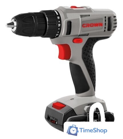 Дрель-шуруповерт Crown CT21055L-1.5 BMC (с 2-мя АКБ, кейс) - Изображение №1 — Интернет-магазин Time-Shop