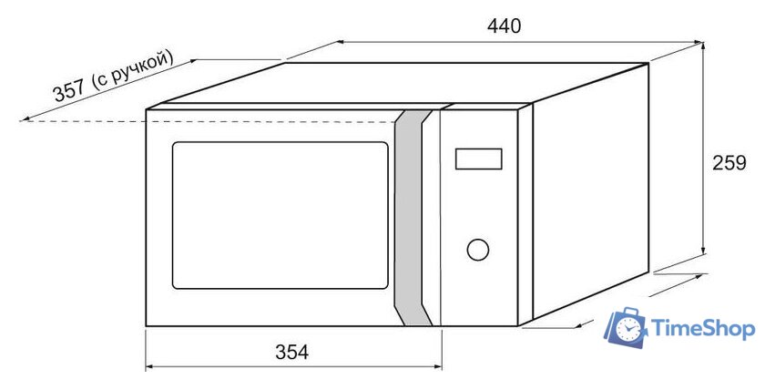 Микроволновая печь Krona Quantum 44 BL/IX - Изображение №13 — Интернет-магазин Time-Shop