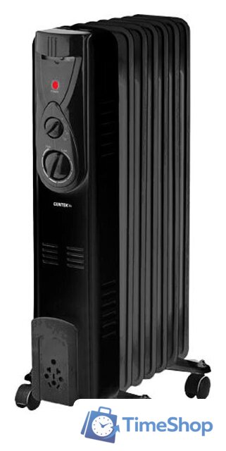 Масляный радиатор CENTEK CT-6200 Black - Изображение №1 — Интернет-магазин Time-Shop