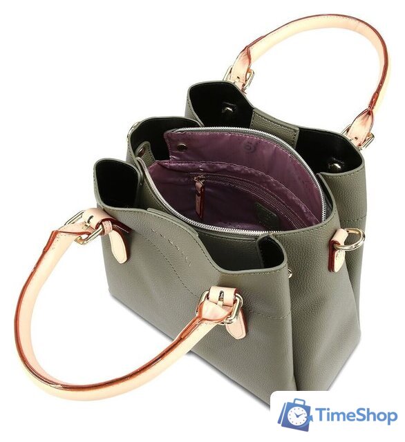 Женская сумка Bugatti Ella 49362084 (оливковый) - Изображение №3 — Интернет-магазин Time-Shop