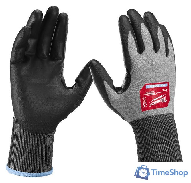 Перчатки из искусственной кожи Milwaukee Hi-Dex 2/B 11/XXL 4932480495 - Изображение №1 — Интернет-магазин Time-Shop