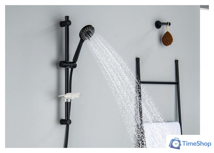 Душевой гарнитур  Aquatek Бетта AQ2015MB (черный матовый) - Изображение №9 — Интернет-магазин Time-Shop