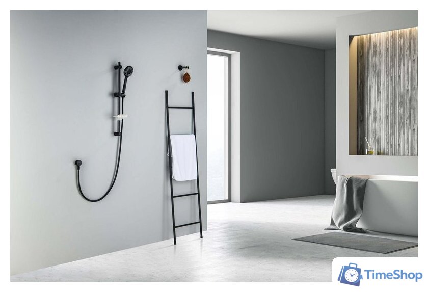 Душевой гарнитур  Aquatek Бетта AQ2015MB (черный матовый) - Изображение №8 — Интернет-магазин Time-Shop