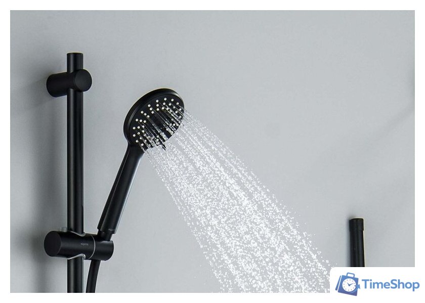 Душевой гарнитур  Aquatek Бетта AQ2015MB (черный матовый) - Изображение №6 — Интернет-магазин Time-Shop