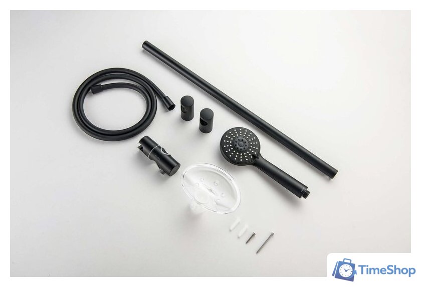 Душевой гарнитур  Aquatek Бетта AQ2015MB (черный матовый) - Изображение №4 — Интернет-магазин Time-Shop