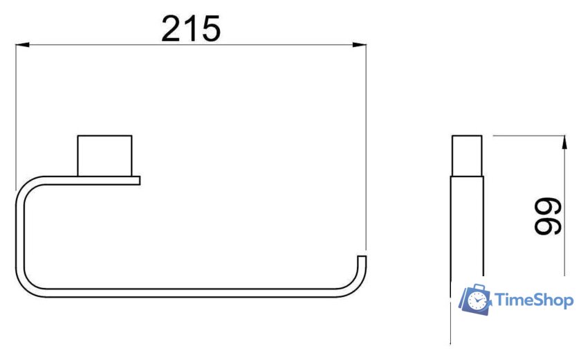 Держатель для полотенца Allen Brau Infinity 6.21010-31 - Изображение №2 — Интернет-магазин Time-Shop
