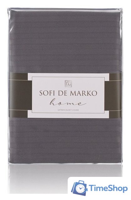 Пододеяльник Sofi De MarkO Морган 160х220 Под-Мг-ан-160х220 (антрацит) - Изображение №2 — Интернет-магазин Time-Shop
