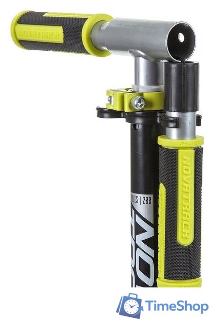 Двухколесный подростковый самокат Novatrack Polis 200P.POLIS.GN9 (черный/зеленый) - Изображение №8 — Интернет-магазин Time-Shop