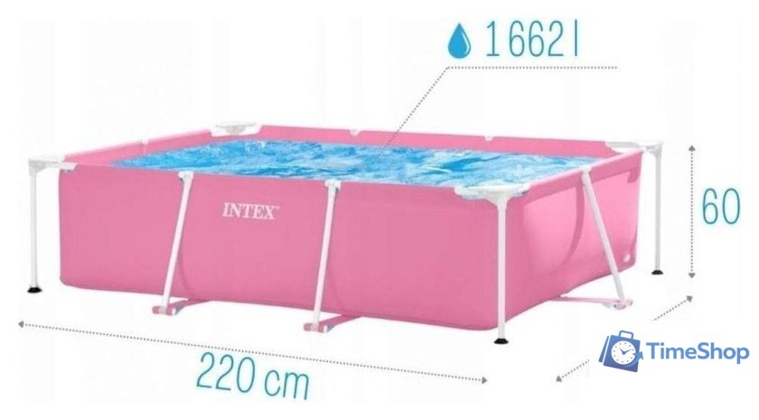 Каркасный бассейн Intex Rectangular Frame 28266 (220x150x60) - Изображение №9 — Интернет-магазин Time-Shop