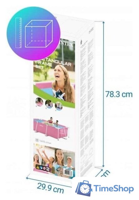 Каркасный бассейн Intex Rectangular Frame 28266 (220x150x60) - Изображение №10 — Интернет-магазин Time-Shop